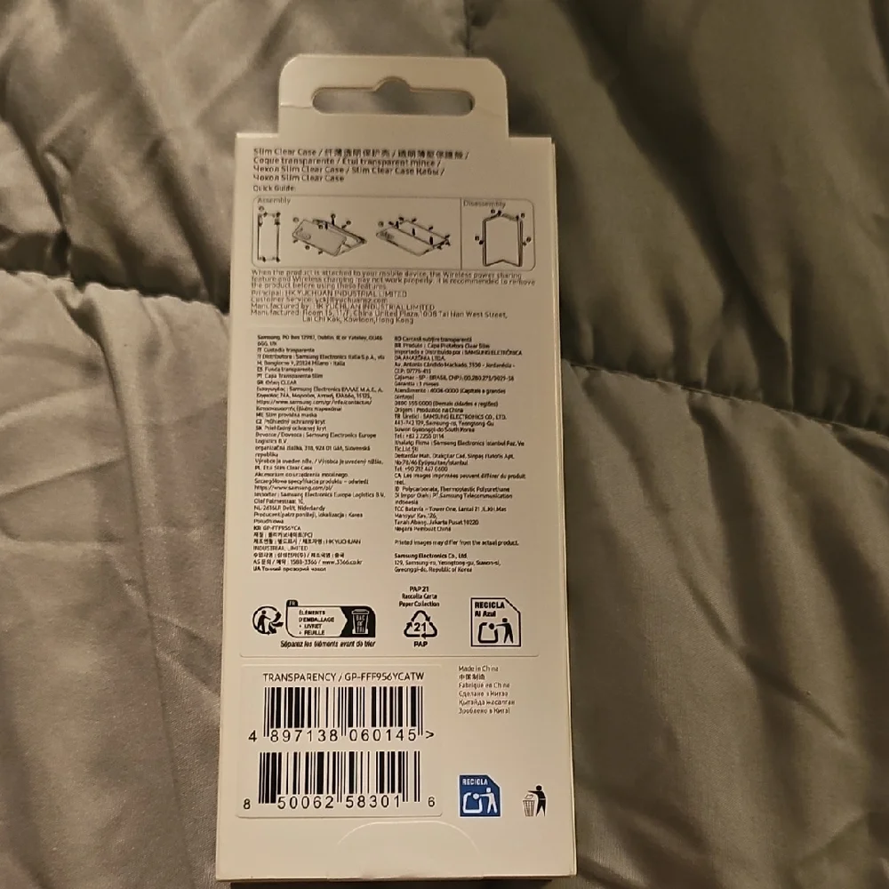 Samsung Galaxy Z Fold 6 Slim Clear Case - Transparent